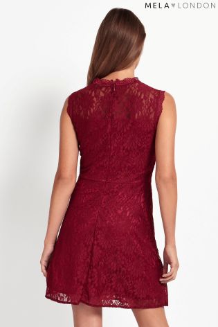 Mela Loves London Lace Sweetheart Dress